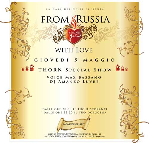 festa a tema from Russia with Love