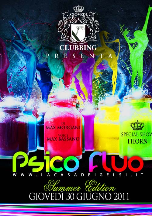 Psico Fluo Summer Edition Colori Fluorescenze E Movimento Alla Casa Dei Gelsi