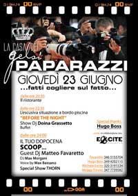 Serata a tema discoteca paparazzi!