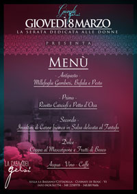 menu 8 marzo