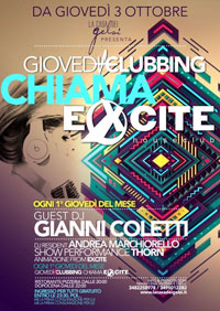 Giovedì Clubbing Chiama Excite