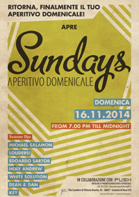 Sundays aperitivo domenica