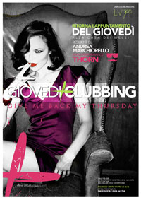 Giovedì Clubbing 11 novembre