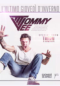 Tommy Vee - 30 aprile La Casa dei Gelsi 30 aprile