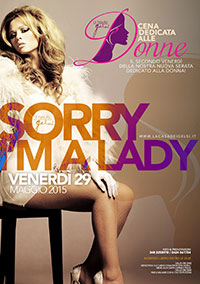 Cena dedicata alle donne venerdì 29 maggio