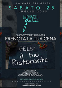 Mangia e balla con noi sabato 25 luglio ai Gelsi