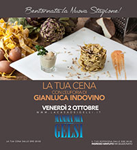 Cena alla Casa dei Gelsi venerdì 2 ottobre