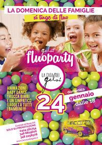 Fluoparty La Casa delle Famiglie 24 gennaio fronte