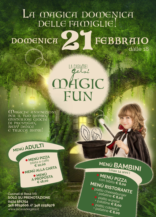 Magic Fun Domenica delle Famiglie alla Casa dei Ge