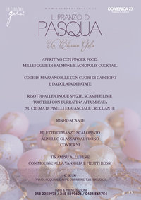Menu pranzo di pasqua 2016 alla casa dei gelsi bas