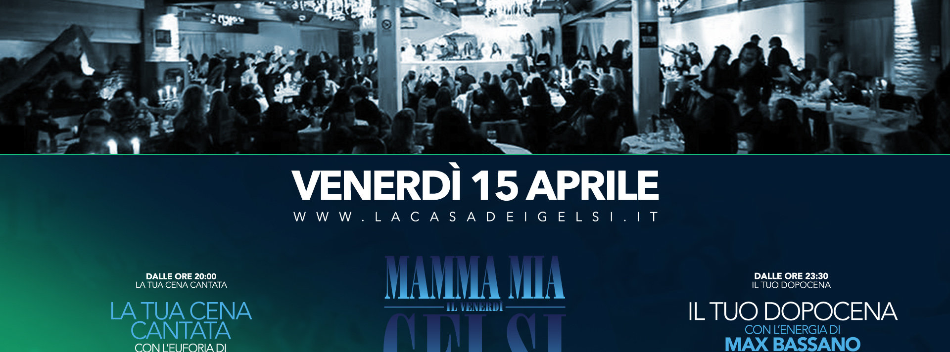 Serata mammamia gelsi 15 aprile 2016