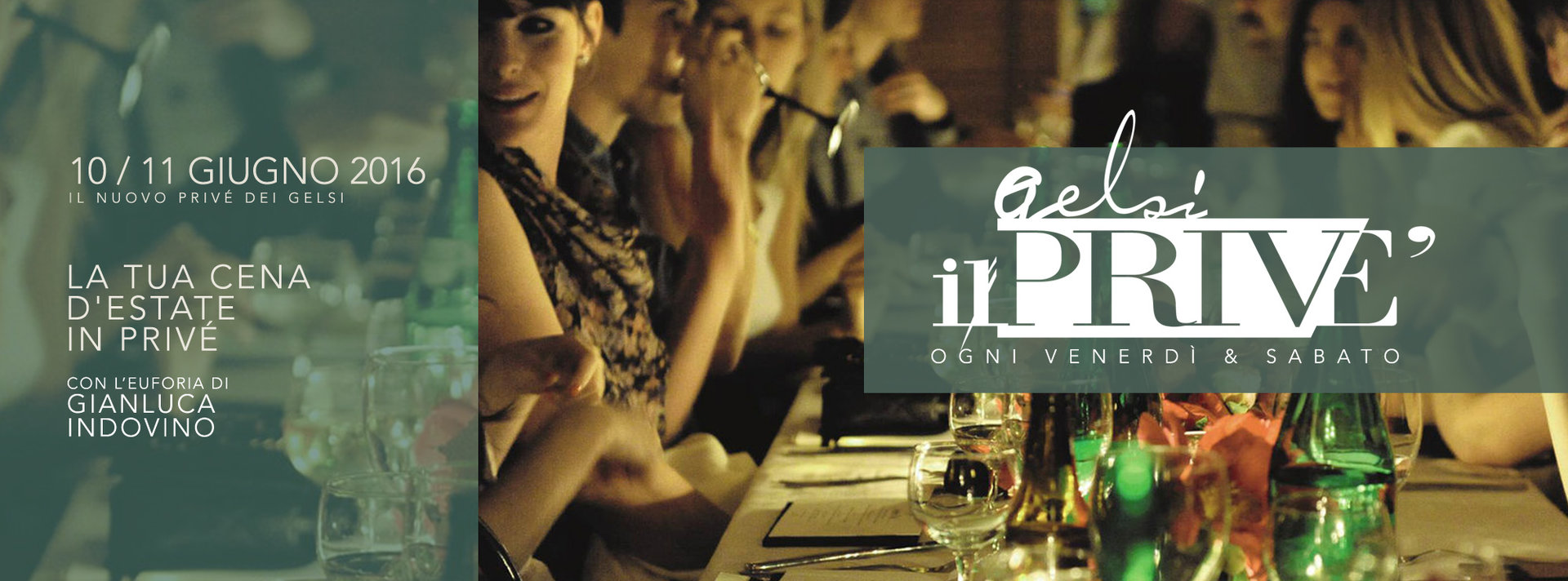 cena in prive ai gelsi 10 e 11 giugno 2016