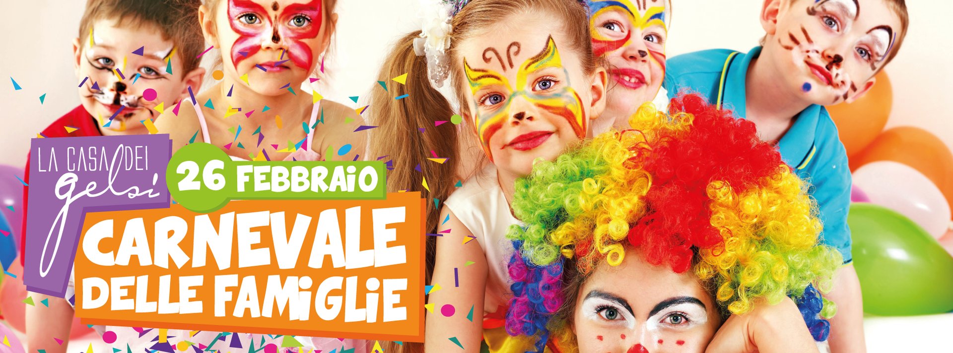 Carnevale delle famiglie alla Casa dei Gelsi