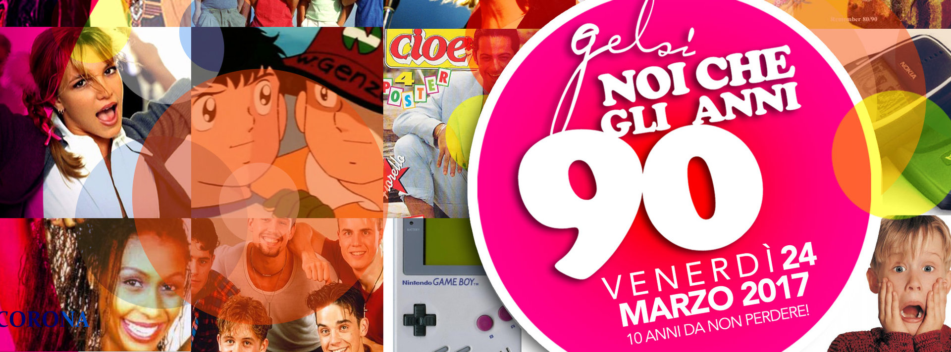 Serata anni 90 alla Casa dei Gelsi - 24 marzo 2017