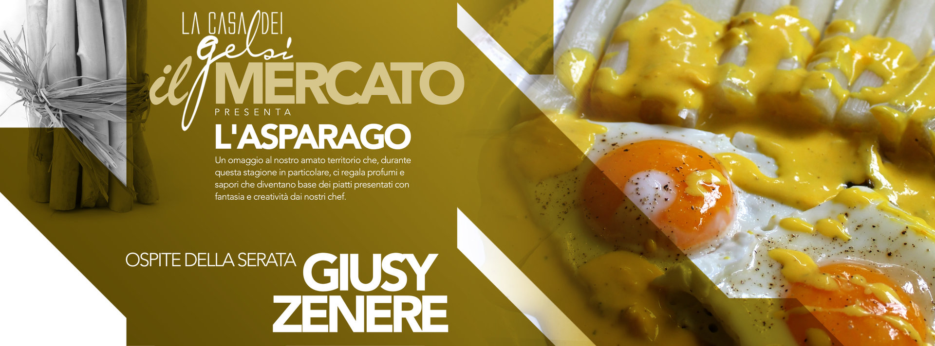 Cena con asparagi di Bassano ai Gelsi - 28 aprile 