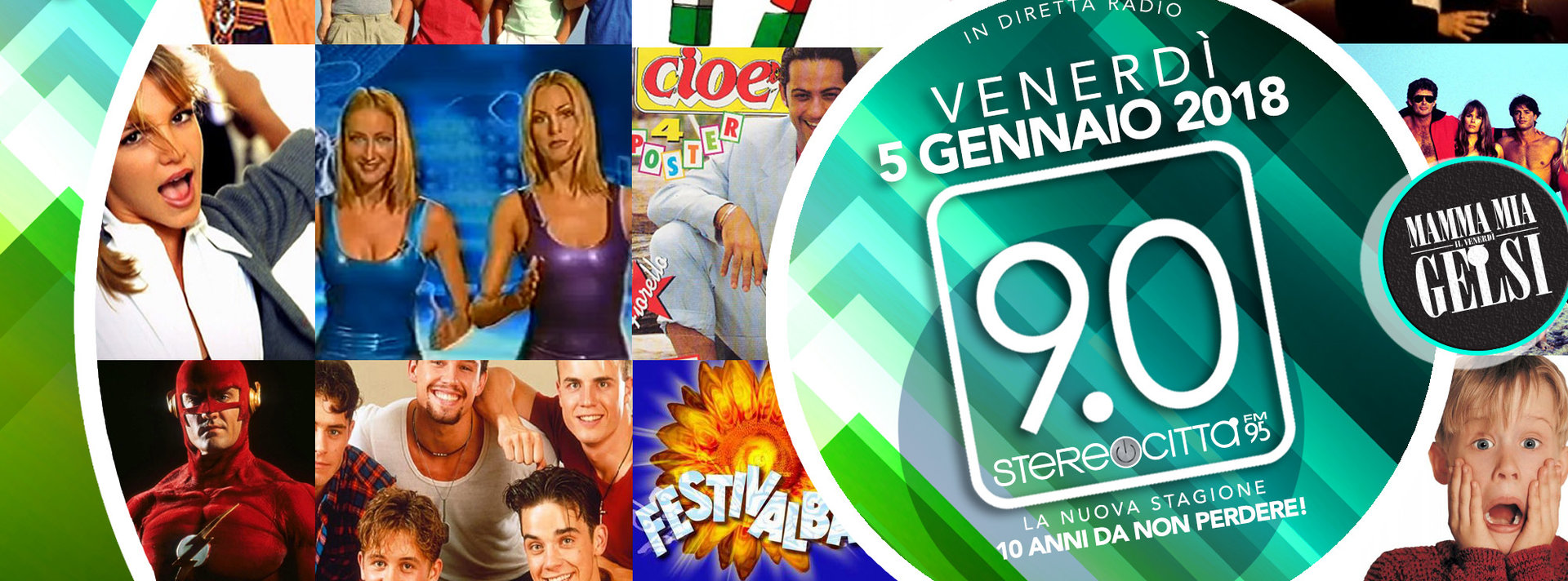 Anni 90 con Stereocittà - 5 gennaio 2018