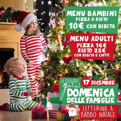 Domenica Famiglie Gelsi - Letterina a Babbo Natale
