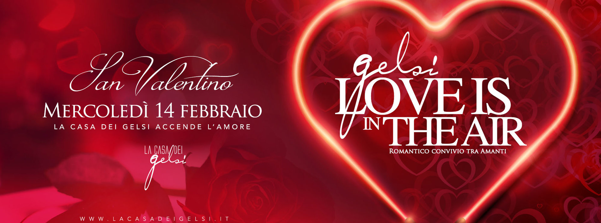 san valentino 2018 ai Gelsi con cena romantica e m