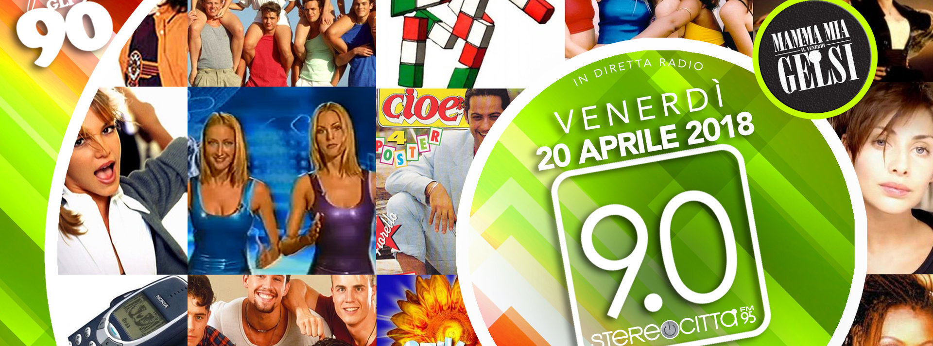 Anni 90 con Radio Stereocittà - 20 aprile 2018