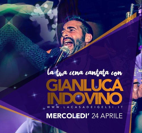 Cena cantata con Indovino - 24 aprile 2019