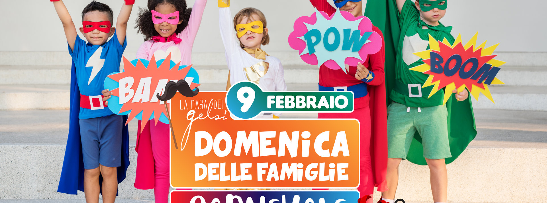 Carnevale 2020 per famiglie Gelsi