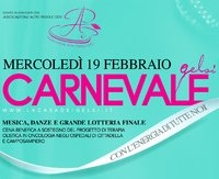 Cena beneficenza Carnevale Gelsi