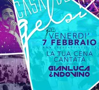 Cena cantata Gelsi con Gianluca Indovino 7 febbrai