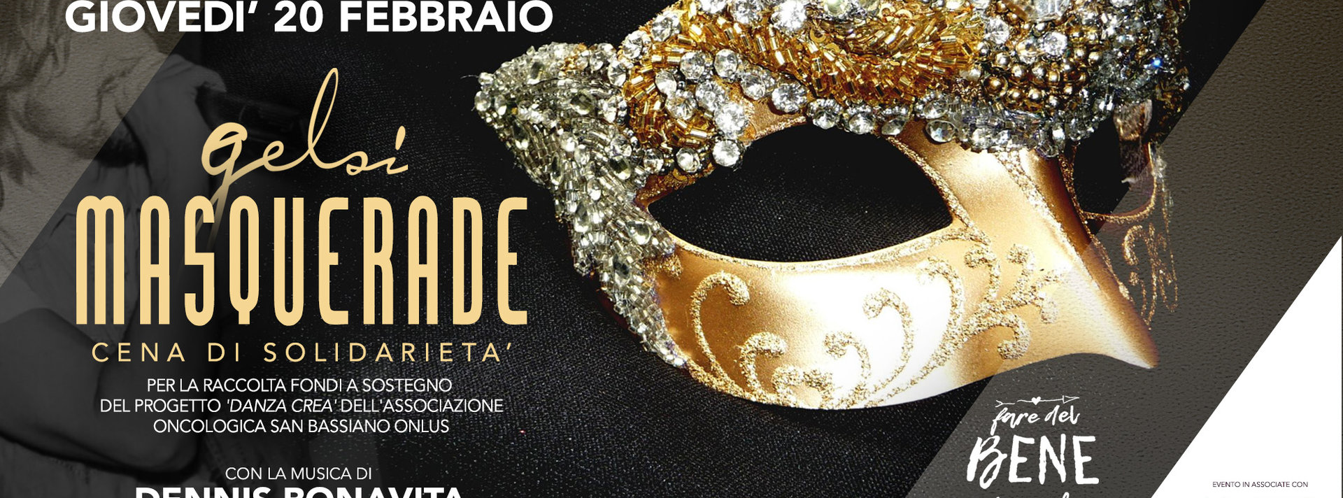 Gelsi Masquerade Beneficenza - 20 febbraio 2020