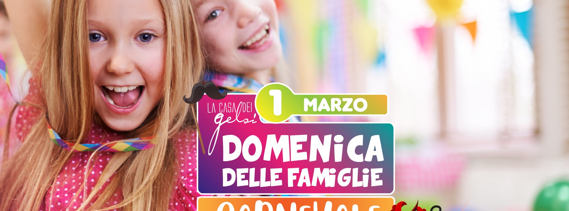 Carnevale per famiglie ai Gelsi - 1 marzo 2020