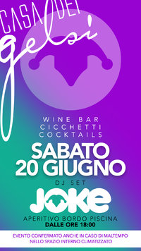Joke dj set ai Gelsi - 20 giugno 2020
