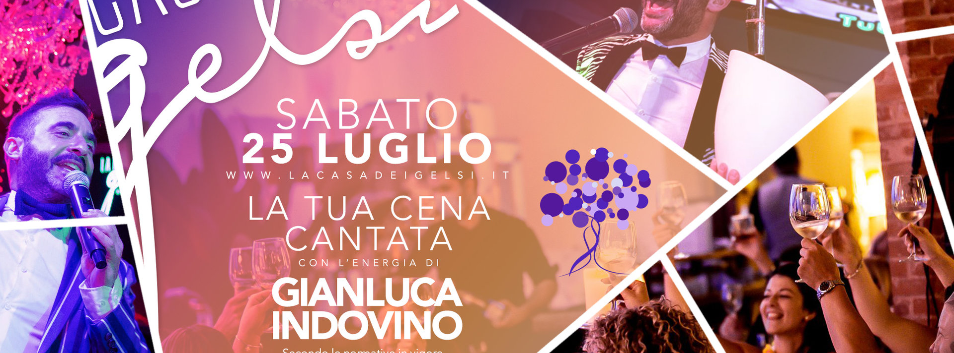 Cena cantata Indovino 25 luglio 2020