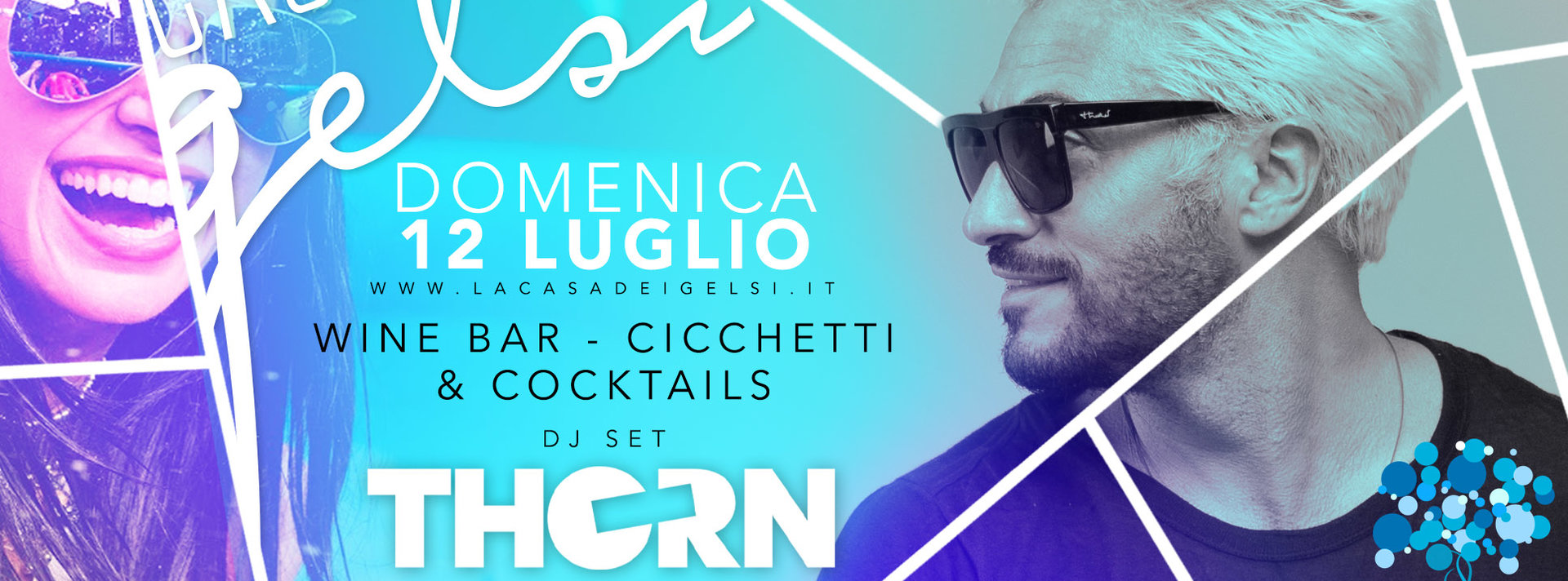 Dj set Thorn - aperitivo Gelsi - 12 luglio 2020