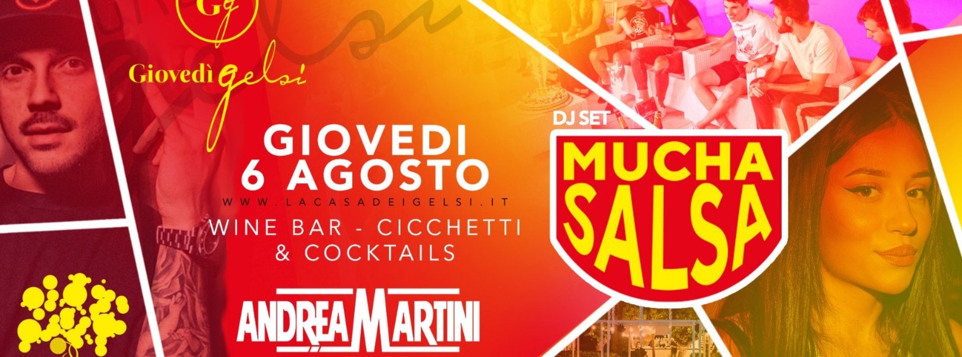 giovedi Gelsi Mucha Salsa 6 agosto
