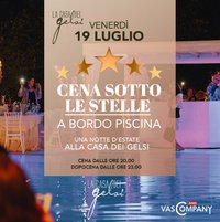 una notte d'estate alla Casa dei Gelsi 19 luglio 2