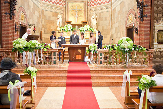 matrimonio firma sposi chiesa