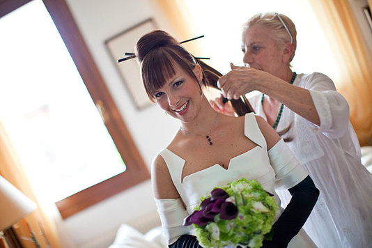 preparazione della sposa