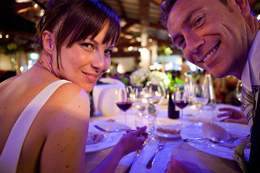 sposi ristorante matrimonio